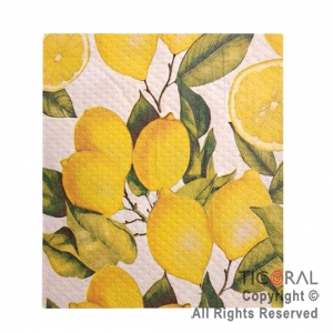 SERVILLETA PREMIUM LIMONES 24X24 x 22